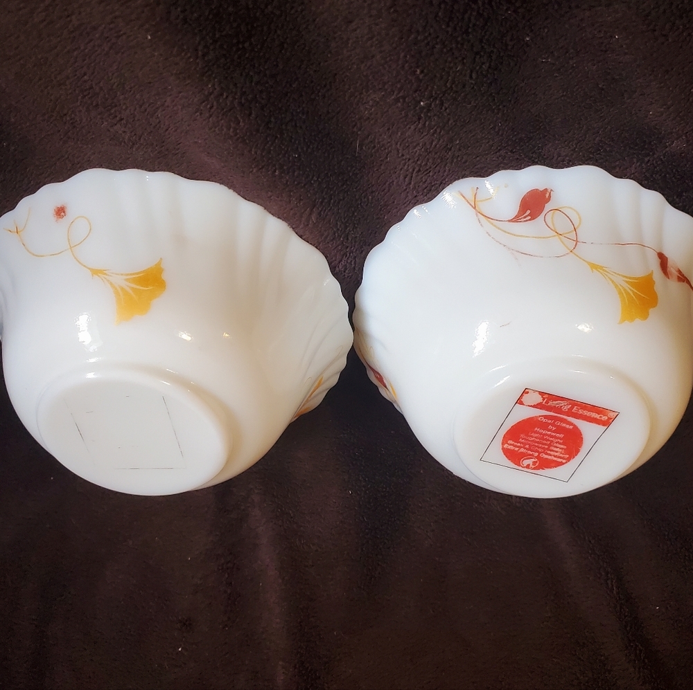 Vintage Opal Glass souce bowl
